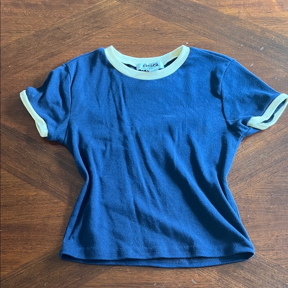 Blue and Cream T-Shirt